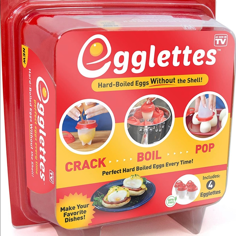 FREE GIFT + Egglettes hard boiled eggs maker